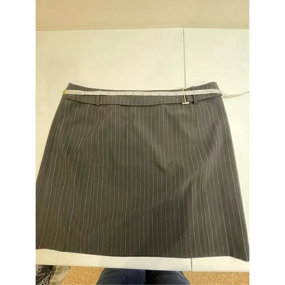 New York & Company women’s striped mini skirt size 16 City Stretch